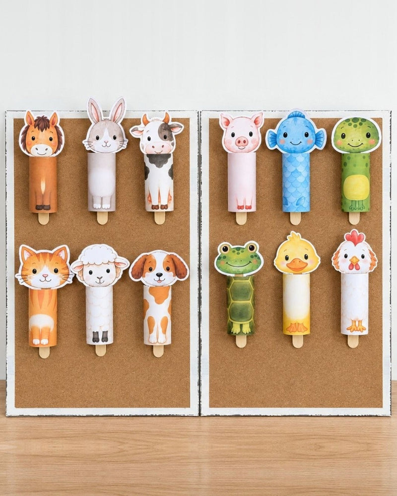 Toilet Paper Roll Animals – 12 Animals to Craft